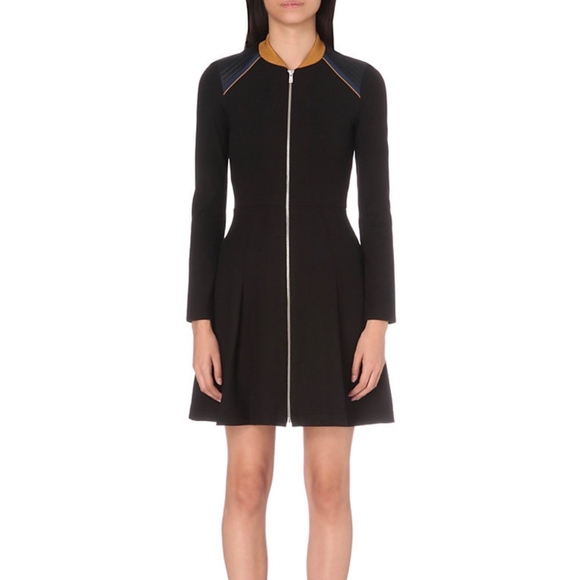 Maje Raline Crepe Dress - Picture 1 of 5